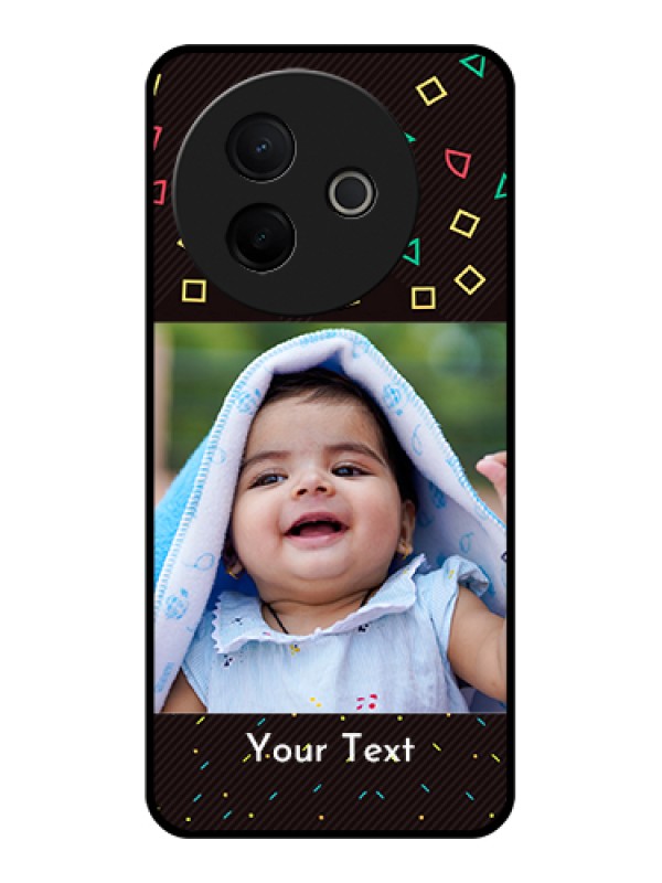 Custom Vivo Y39 5G Custom Metal Phone Case - With Confetti Birthday Design