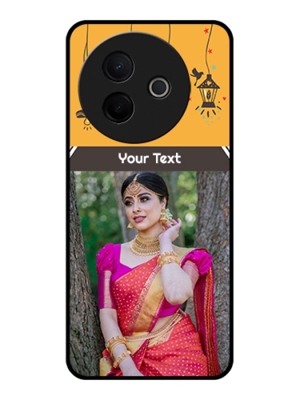 Custom Vivo Y39 5G Custom Metal Phone Case - With Family Picture And Icons