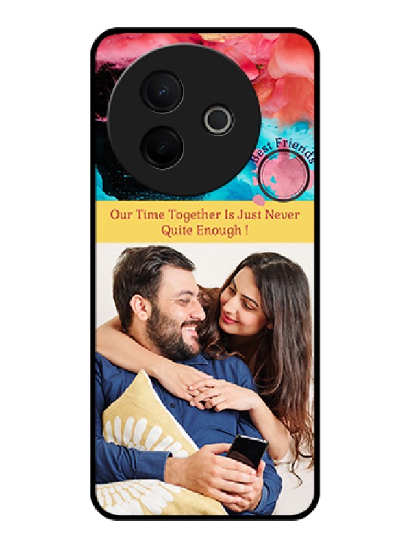 Custom Vivo Y39 5G Custom Metal Phone Case - Quote With Acrylic Painting Design