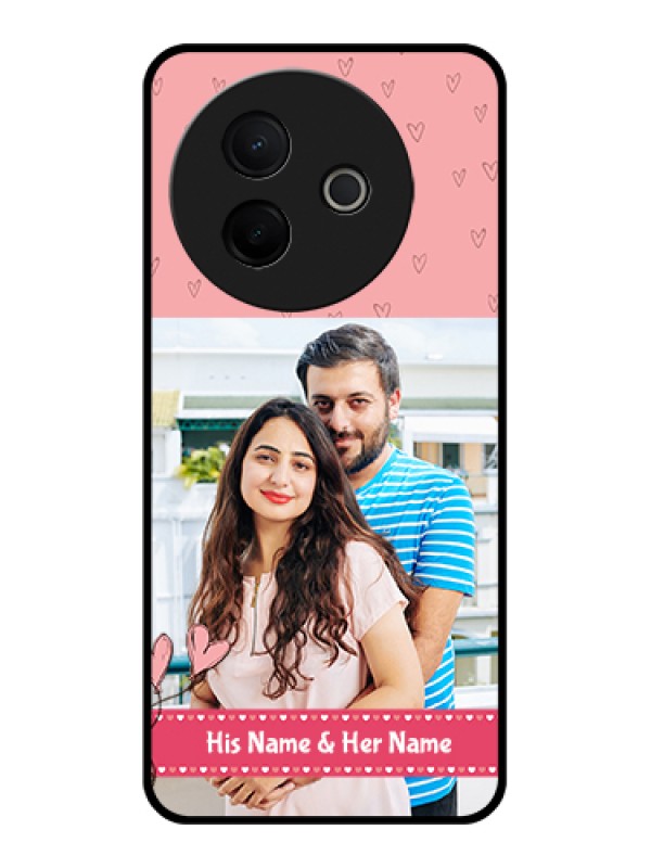 Custom Vivo Y39 5G Custom Metal Phone Case - Love Design Peach Color