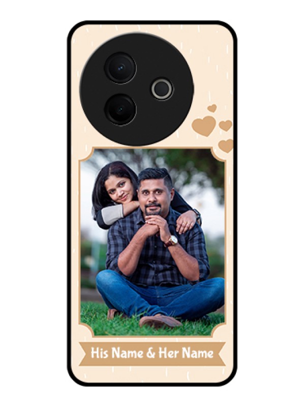 Custom Vivo Y39 5G Custom Metal Phone Case - With Confetti Love Design