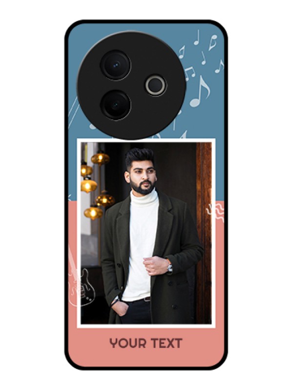 Custom Vivo Y39 5G Custom Metal Phone Case - With Color Musical Note Design