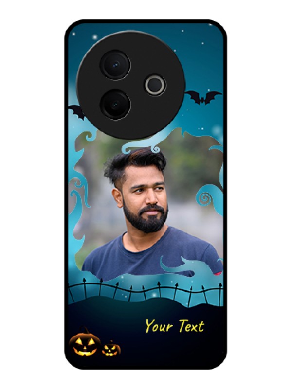 Custom Vivo Y39 5G Custom Metal Phone Case - Halloween Frame Design