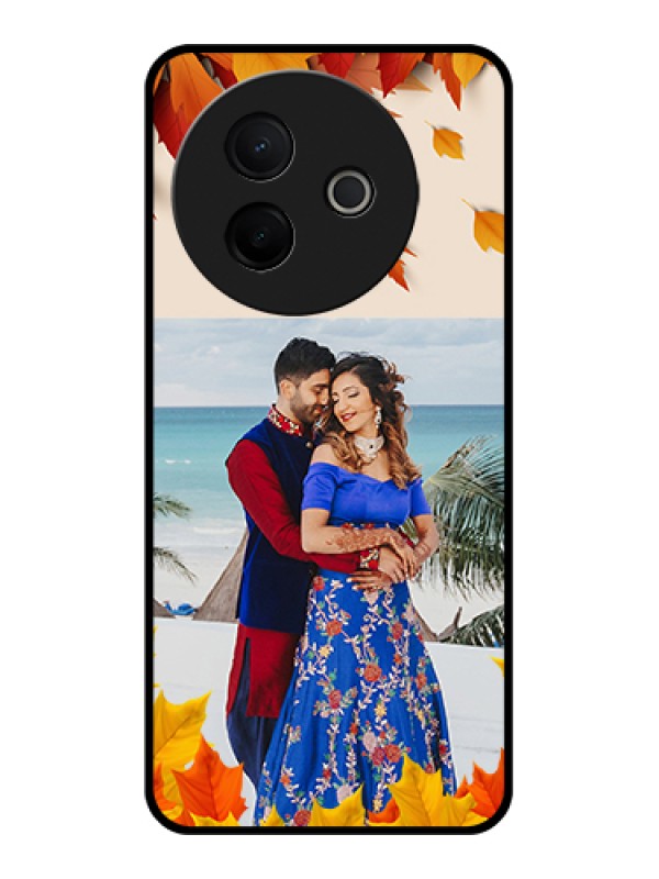 Custom Vivo Y39 5G Custom Metal Phone Case - Autumn Maple Leaves Design