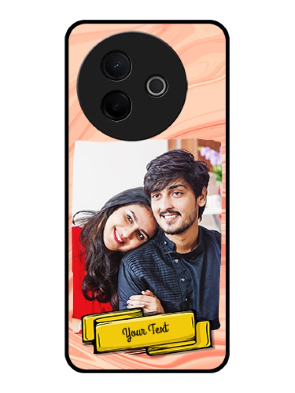 Custom Vivo Y39 5G Custom Metal Phone Case - Marble Texture Design