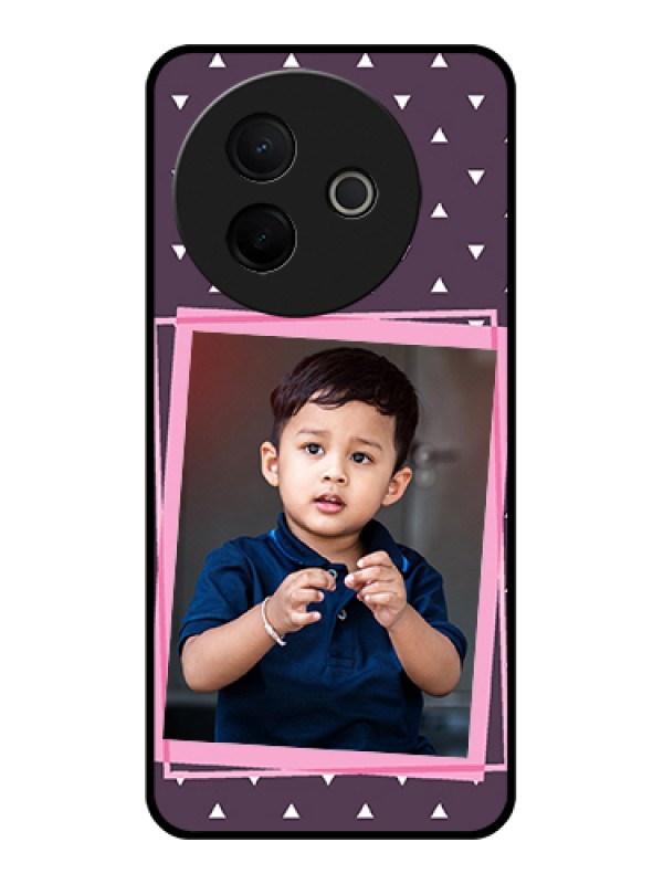 Custom Vivo Y39 5G Custom Metal Phone Case - Triangle Pattern Dotted Design