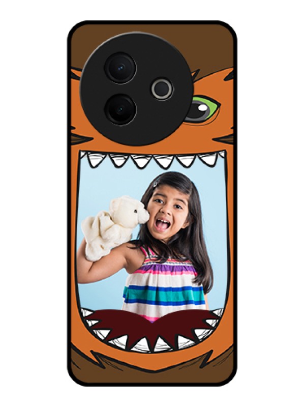 Custom Vivo Y39 5G Custom Metal Phone Case - Owl Monster Back Case Design