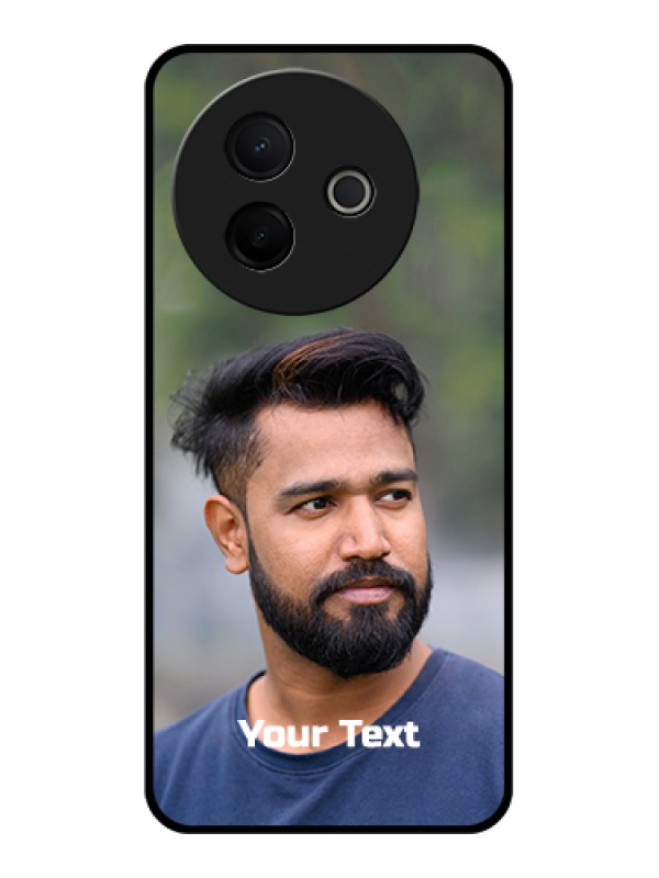 Custom Vivo Y39 5G Custom Metal Phone Case - Photo With Text Design