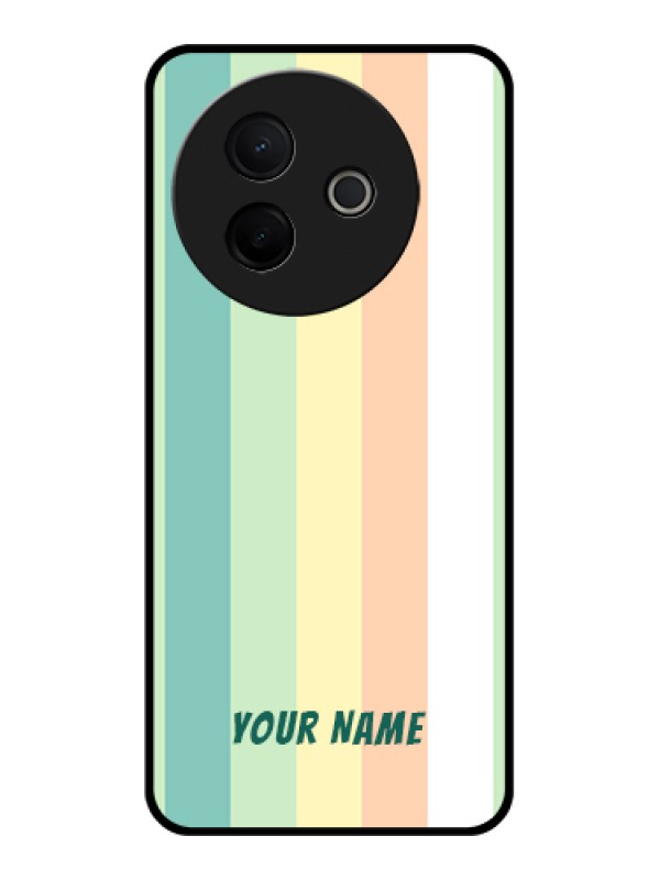 Custom Vivo Y39 5G Custom Metal Phone Case - Multi - Colour Stripes Design