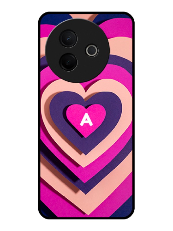 Custom Vivo Y39 5G Custom Metal Phone Case - Cute Heart Pattern Design
