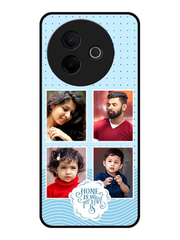 Custom Vivo Y39 5G Custom Metal Phone Case - Cute Love Quote With 4 Pic Upload Design