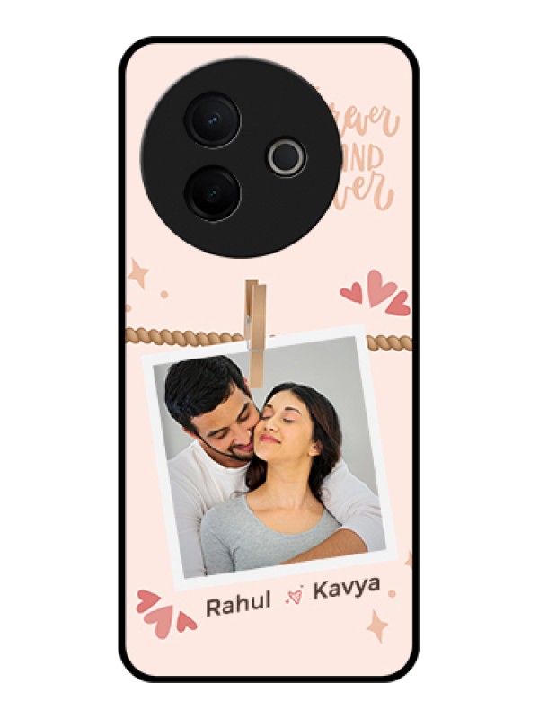 Custom Vivo Y39 5G Custom Metal Phone Case - Forever And Ever Love Design