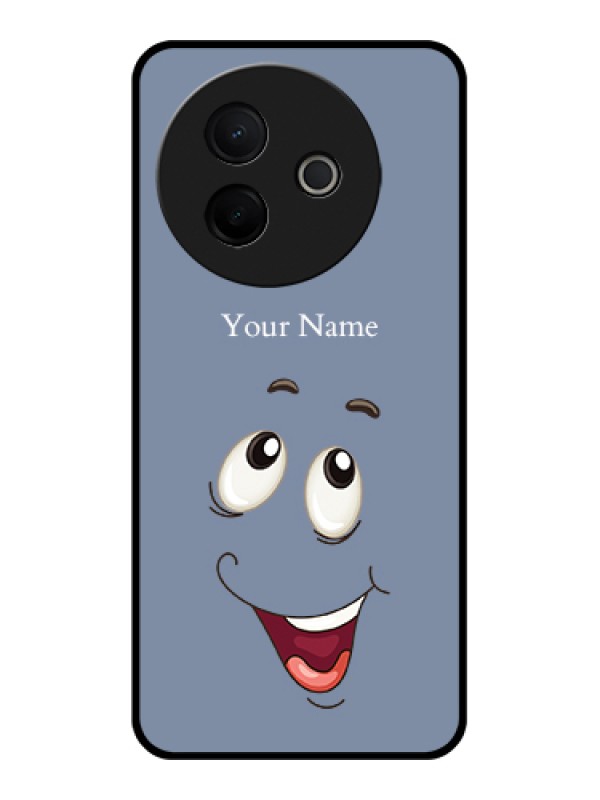Custom Vivo Y39 5G Custom Metal Phone Case - Laughing Cartoon Face Design