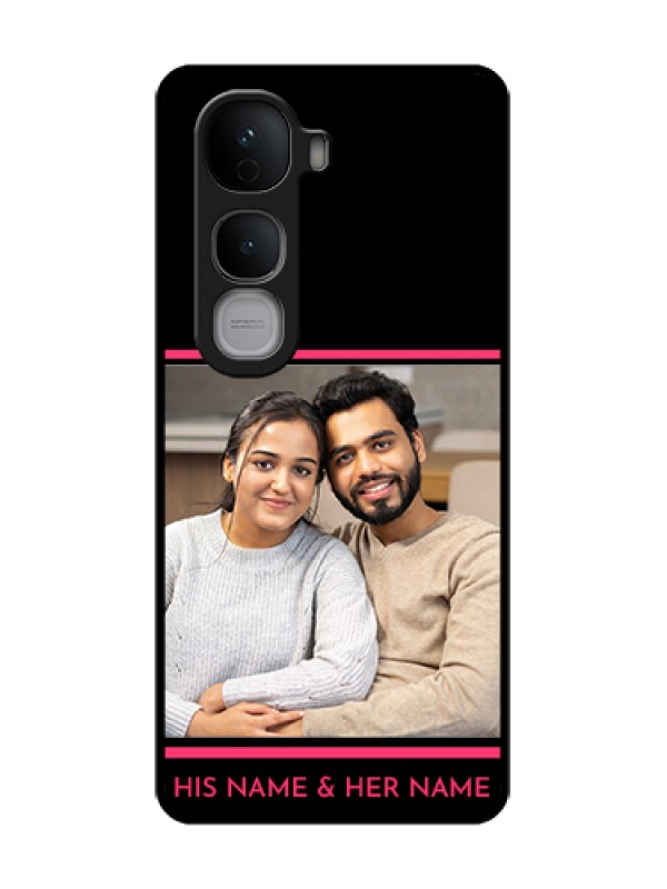 Custom Vivo Y400 Pro 5G Custom Metal Phone Case - With Add Text Design