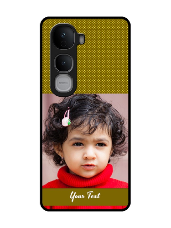 Custom Vivo Y400 Pro 5G Custom Metal Phone Case - Simple Green Color Design