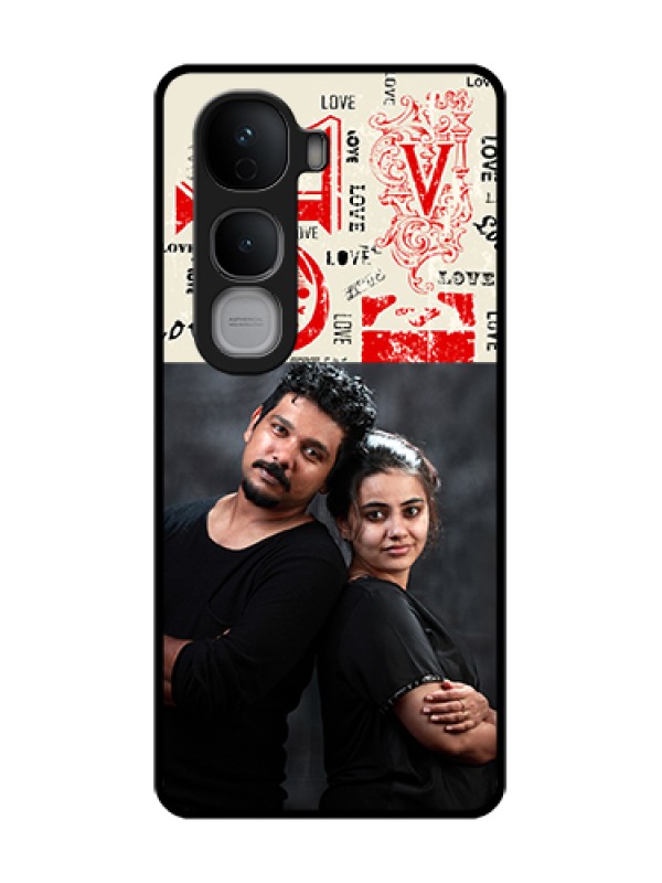 Custom Vivo Y400 Pro 5G Custom Metal Phone Case - Trendy Love Design Case