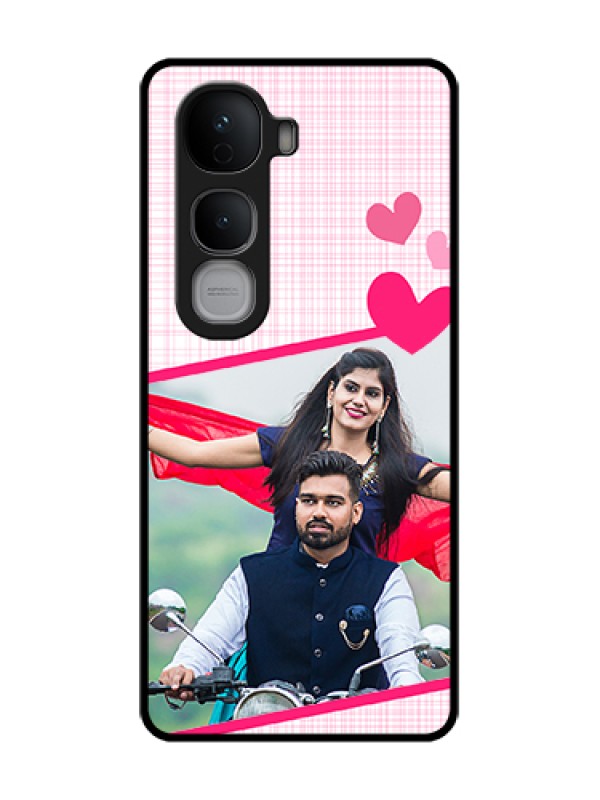 Custom Vivo Y400 Pro 5G Custom Metal Phone Case - Love Shape Heart Design