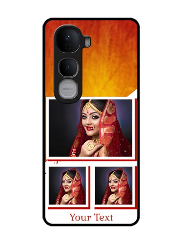 Custom Vivo Y400 Pro 5G Custom Metal Phone Case - Wedding Memories Design