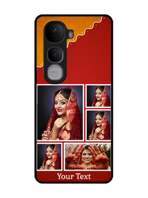 Custom Vivo Y400 Pro 5G Custom Metal Phone Case - Wedding Pic Upload Design