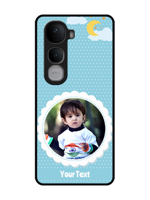 Custom Vivo Y400 Pro 5G Custom Metal Phone Case - Violet Pattern Design