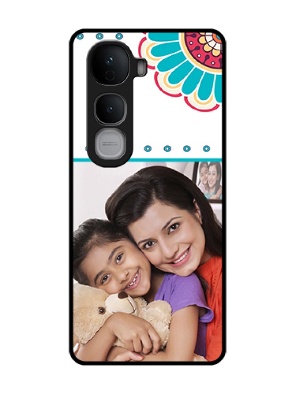 Custom Vivo Y400 Pro 5G Custom Metal Phone Case - Flower Design