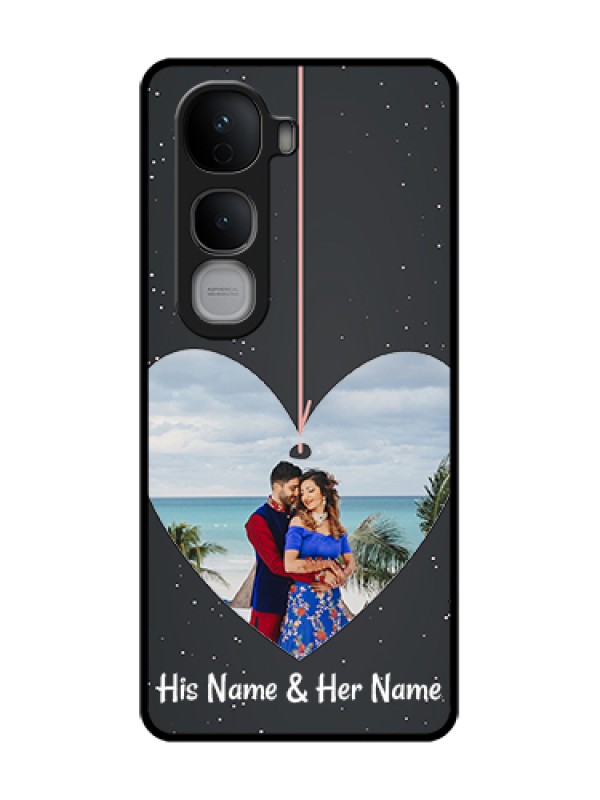 Custom Vivo Y400 Pro 5G Custom Metal Phone Case - Hanging Heart Design