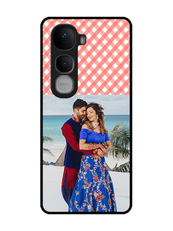 Custom Vivo Y400 Pro 5G Custom Metal Phone Case - Pink Pattern Design