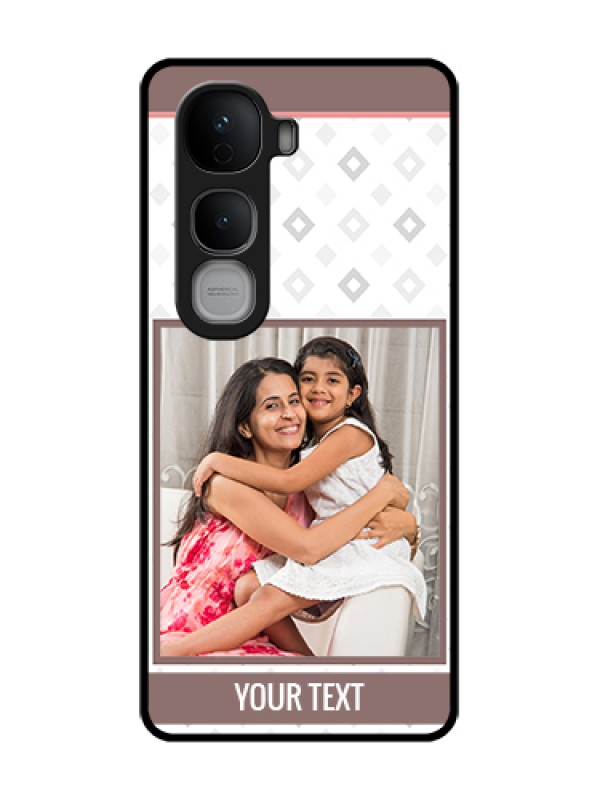 Custom Vivo Y400 Pro 5G Custom Metal Phone Case - Simple Diamond Design