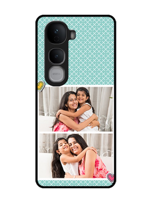 Custom Vivo Y400 Pro 5G Custom Metal Phone Case - 2 Image Holder With Pattern Design