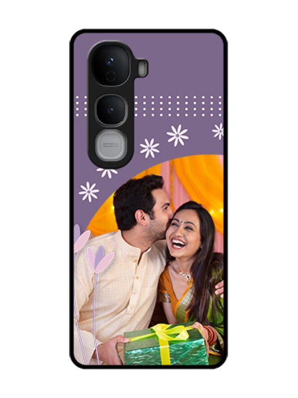 Custom Vivo Y400 Pro 5G Custom Metal Phone Case - Lavender Flowers Design