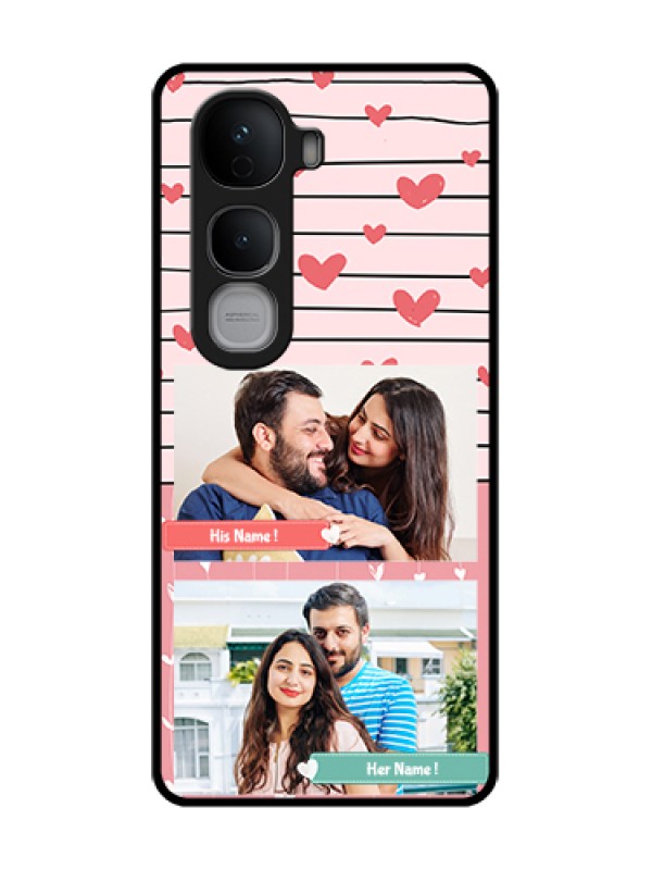 Custom Vivo Y400 Pro 5G Custom Metal Phone Case - Photo With Heart Design