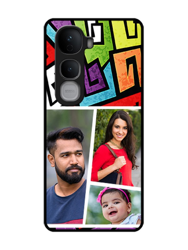 Custom Vivo Y400 Pro 5G Custom Metal Phone Case - Graffiti Pattern Design