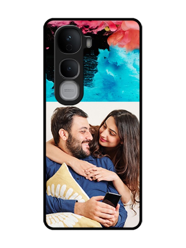 Custom Vivo Y400 Pro 5G Custom Metal Phone Case - Quote With Acrylic Painting Design