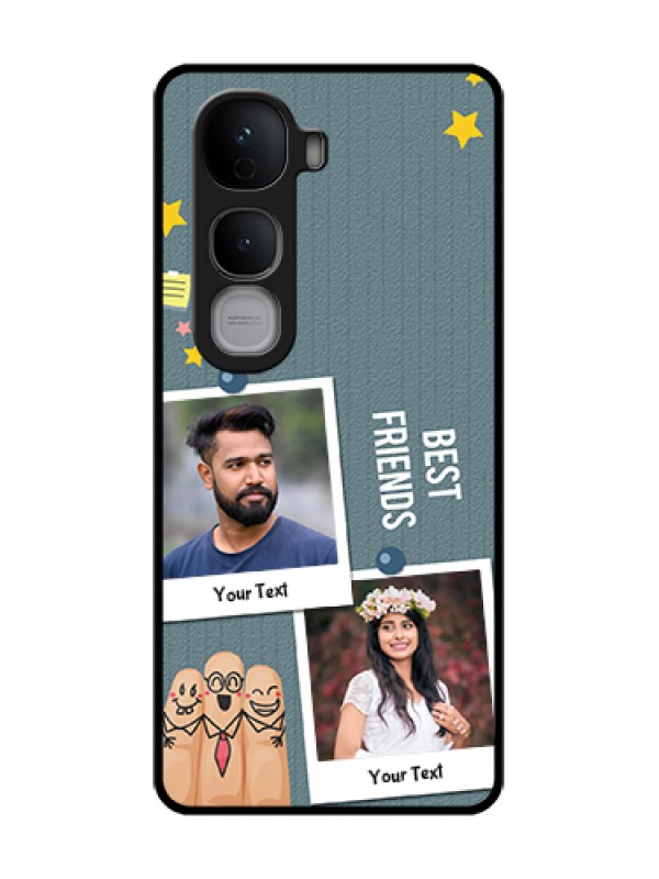 Custom Vivo Y400 Pro 5G Custom Metal Phone Case - Sticky Frames And Friendship Design