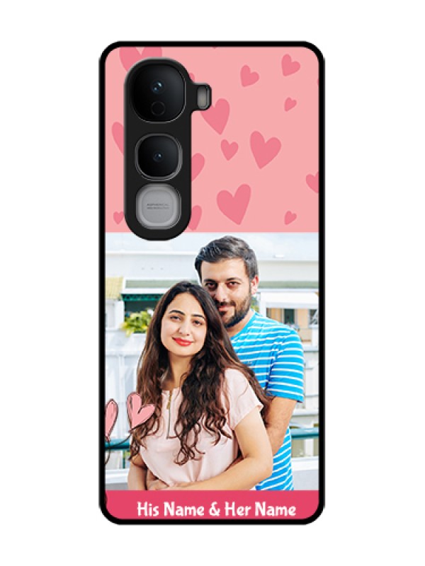 Custom Vivo Y400 Pro 5G Custom Metal Phone Case - Love Design Peach Color