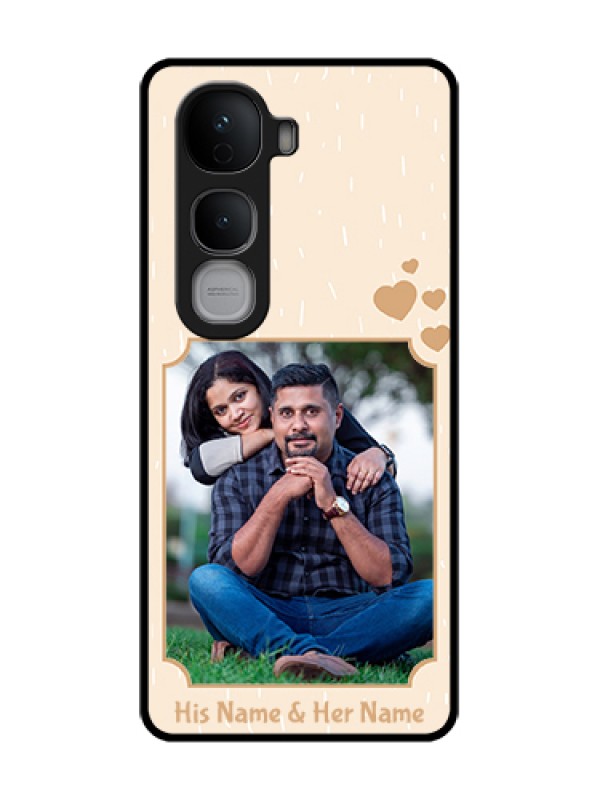 Custom Vivo Y400 Pro 5G Custom Metal Phone Case - With Confetti Love Design