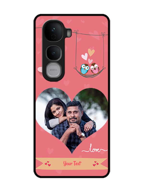 Custom Vivo Y400 Pro 5G Custom Metal Phone Case - Peach Color Love Design