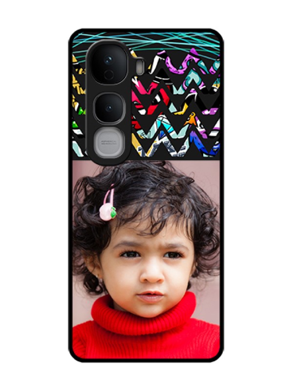 Custom Vivo Y400 Pro 5G Custom Metal Phone Case - Neon Abstract Design