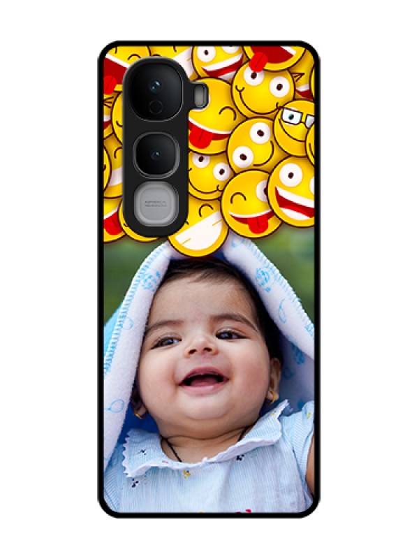 Custom Vivo Y400 Pro 5G Custom Metal Phone Case - With Smiley Emoji Design