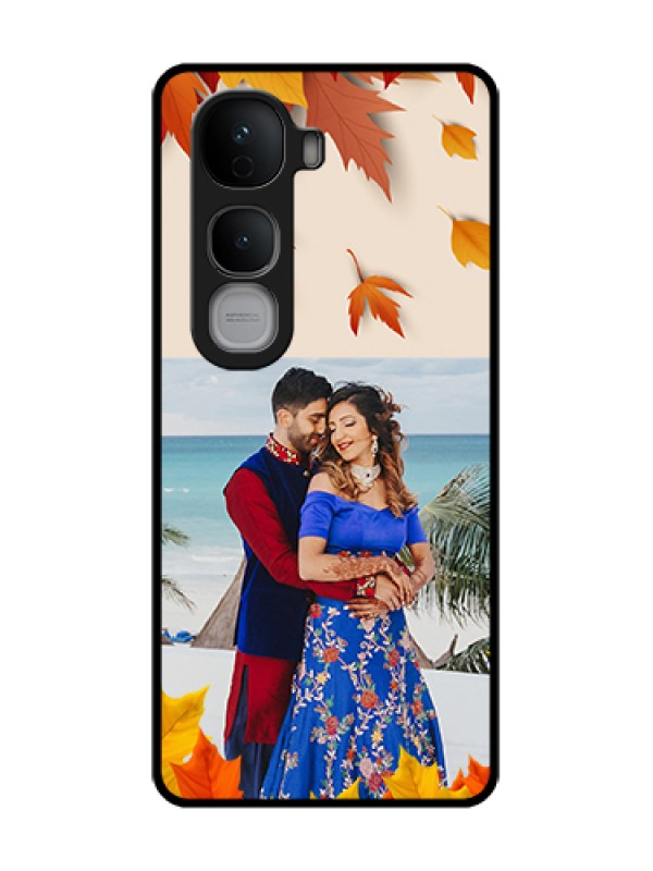 Custom Vivo Y400 Pro 5G Custom Metal Phone Case - Autumn Maple Leaves Design