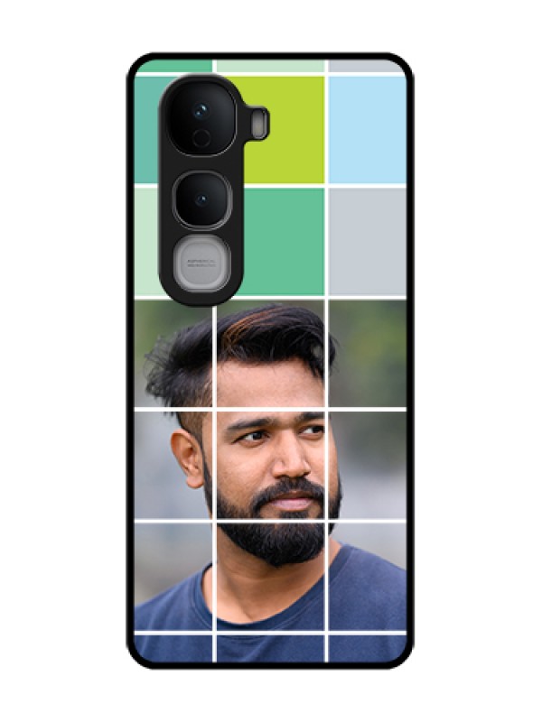 Custom Vivo Y400 Pro 5G Custom Metal Phone Case - With White Box Pattern