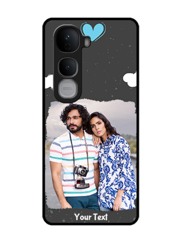 Custom Vivo Y400 Pro 5G Custom Metal Phone Case - Splashes With Love Doodles Design