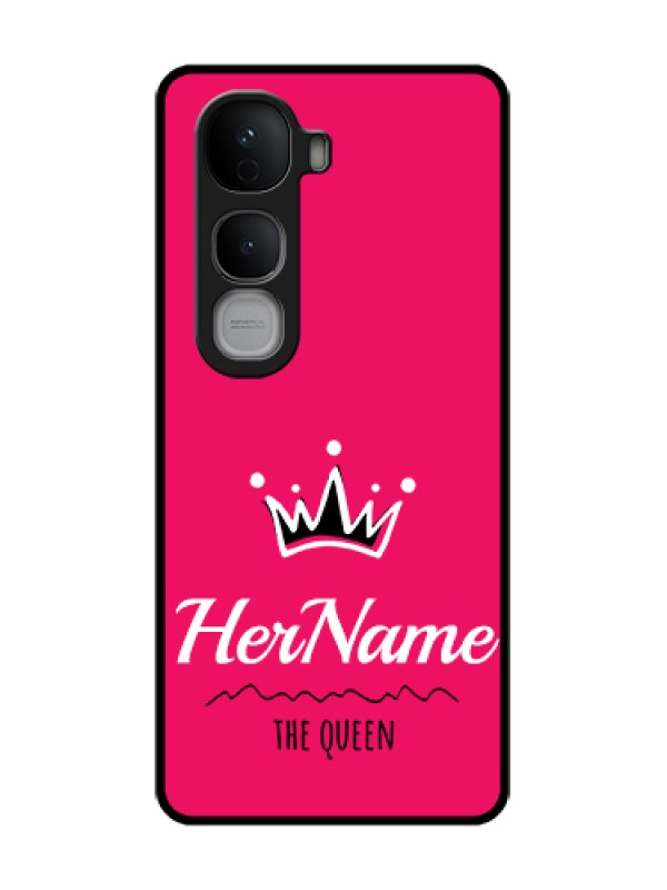 Custom Vivo Y400 Pro 5G Custom Metal Phone Case - Queen With Name Design