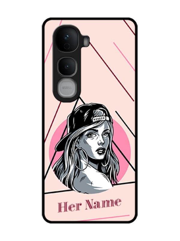 Custom Vivo Y400 Pro 5G Custom Metal Phone Case - Rockstar Girl Design