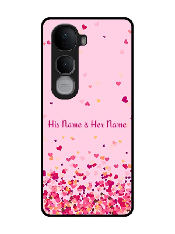 Custom Vivo Y400 Pro 5G Custom Metal Phone Case - Floating Hearts Design