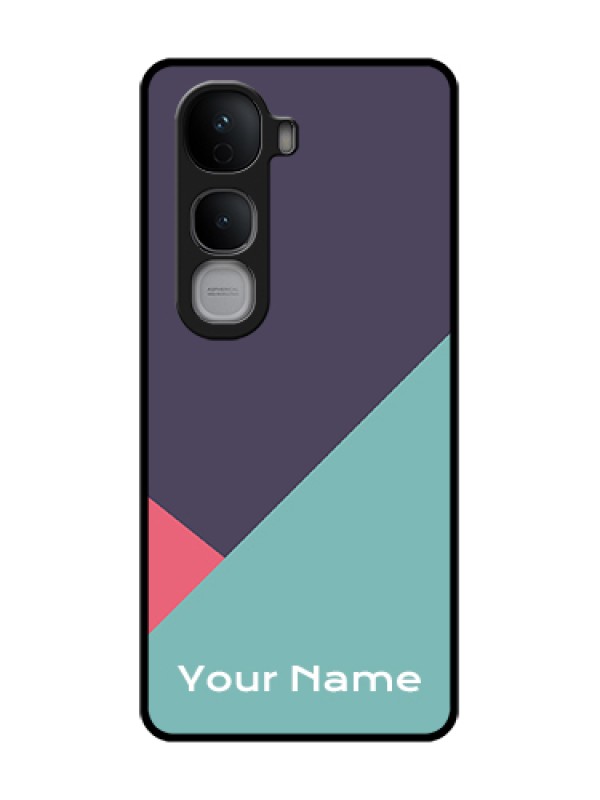 Custom Vivo Y400 Pro 5G Custom Metal Phone Case - Tri Color Abstract Design