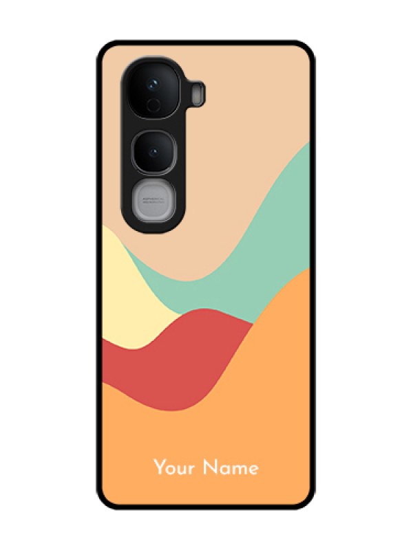 Custom Vivo Y400 Pro 5G Custom Metal Phone Case - Ocean Waves Multi - Colour Design