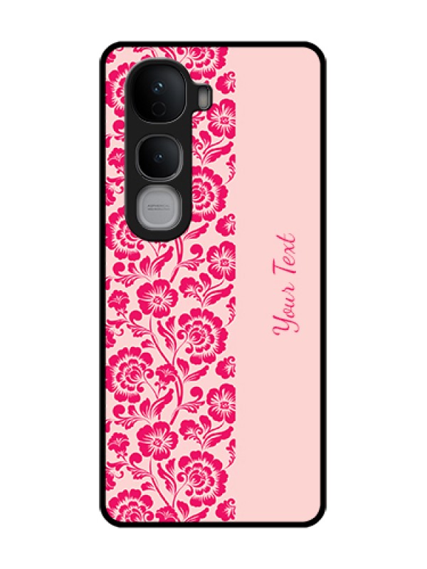 Custom Vivo Y400 Pro 5G Custom Metal Phone Case - Attractive Floral Pattern Design