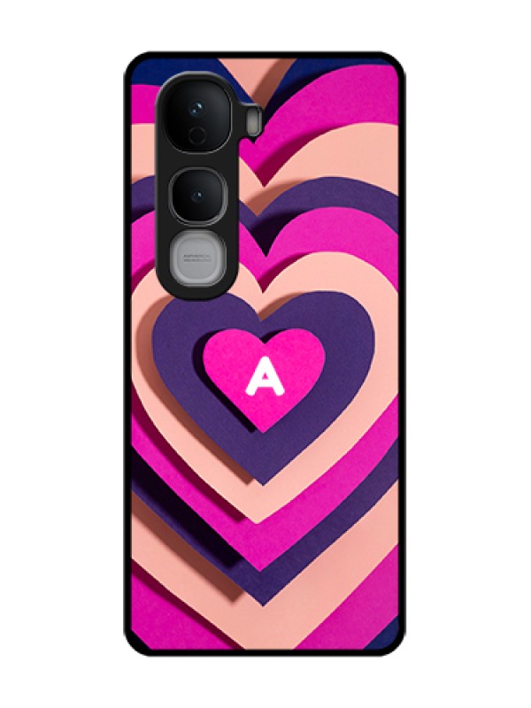 Custom Vivo Y400 Pro 5G Custom Metal Phone Case - Cute Heart Pattern Design