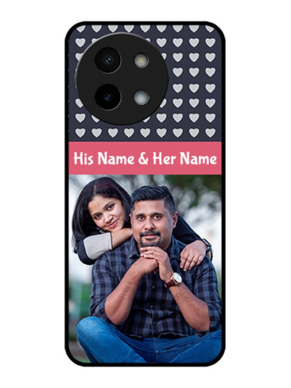 Custom Vivo Y58 5G Custom Metal Phone Case - Love Symbols Design